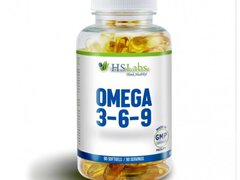 Omega 369 90 Capsule moi, HS Labs, Omega 3-6-9